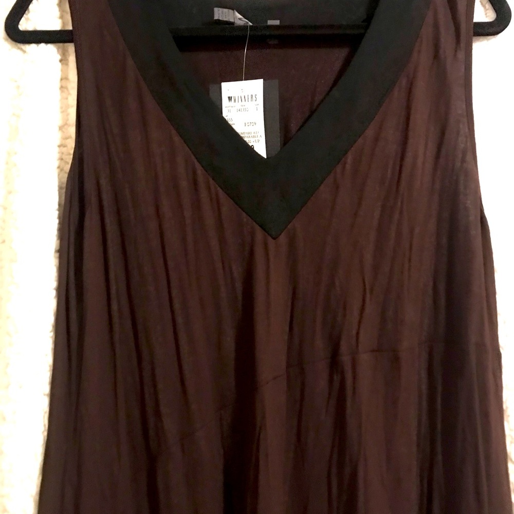 Long burgundy dress